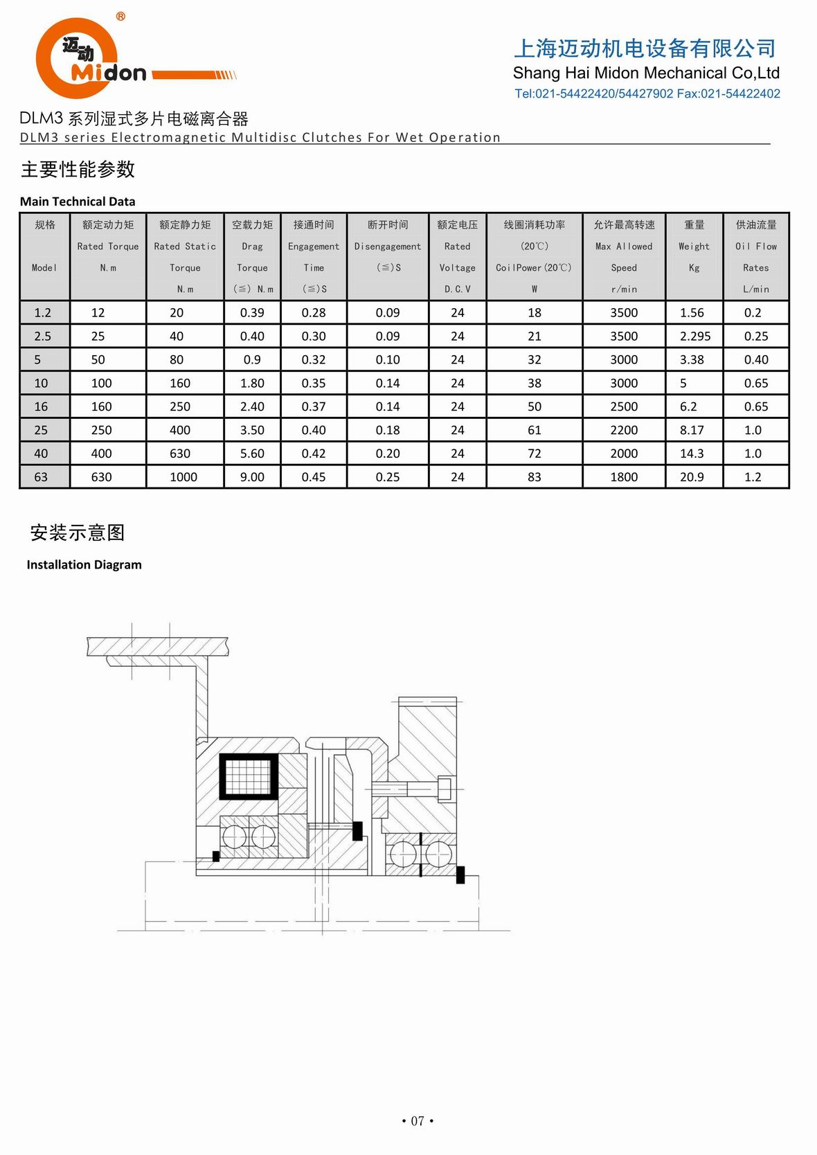 邁動(dòng)離合器 - DLM3 濕式多片電磁離合器IMG.jpg
